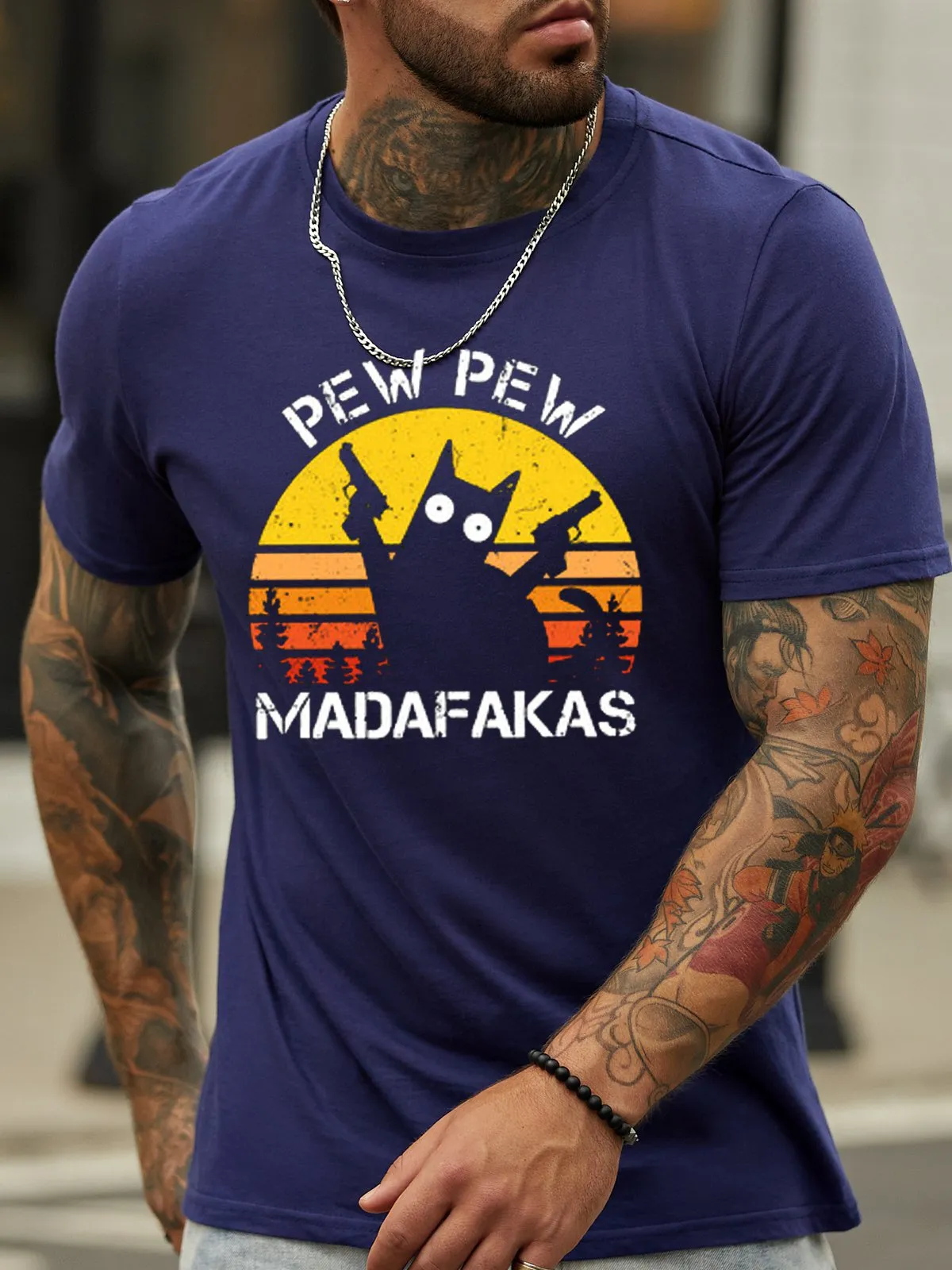 Cat Pew Pew T-shirt