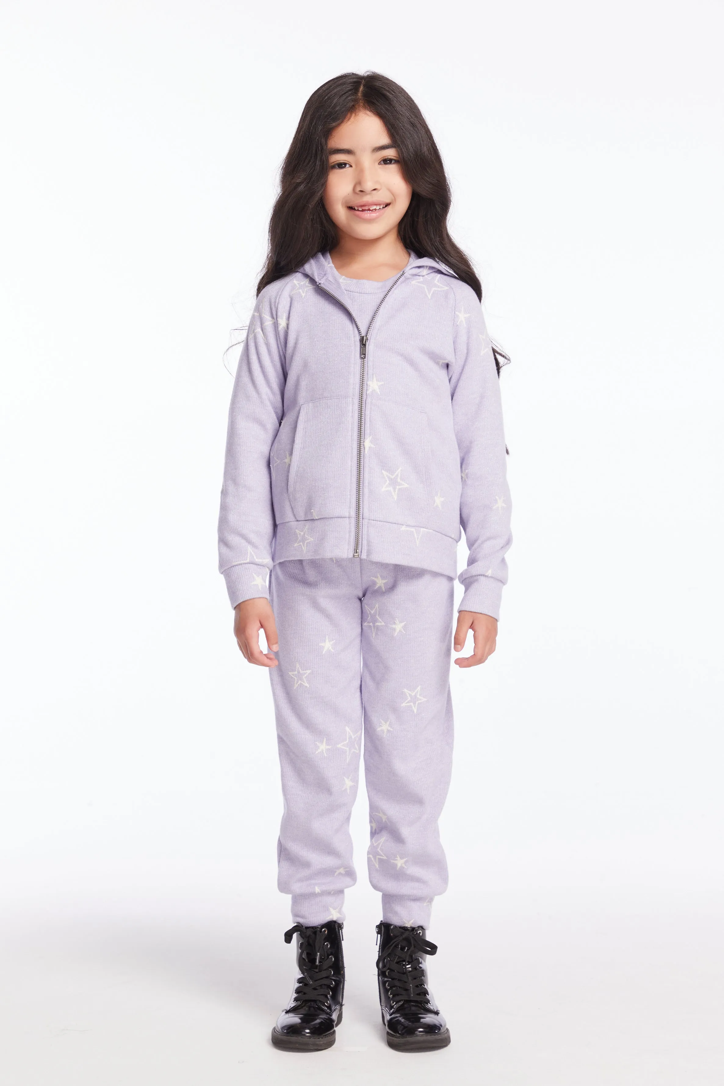 Chaser Leila Purple Sky Girls Jogger