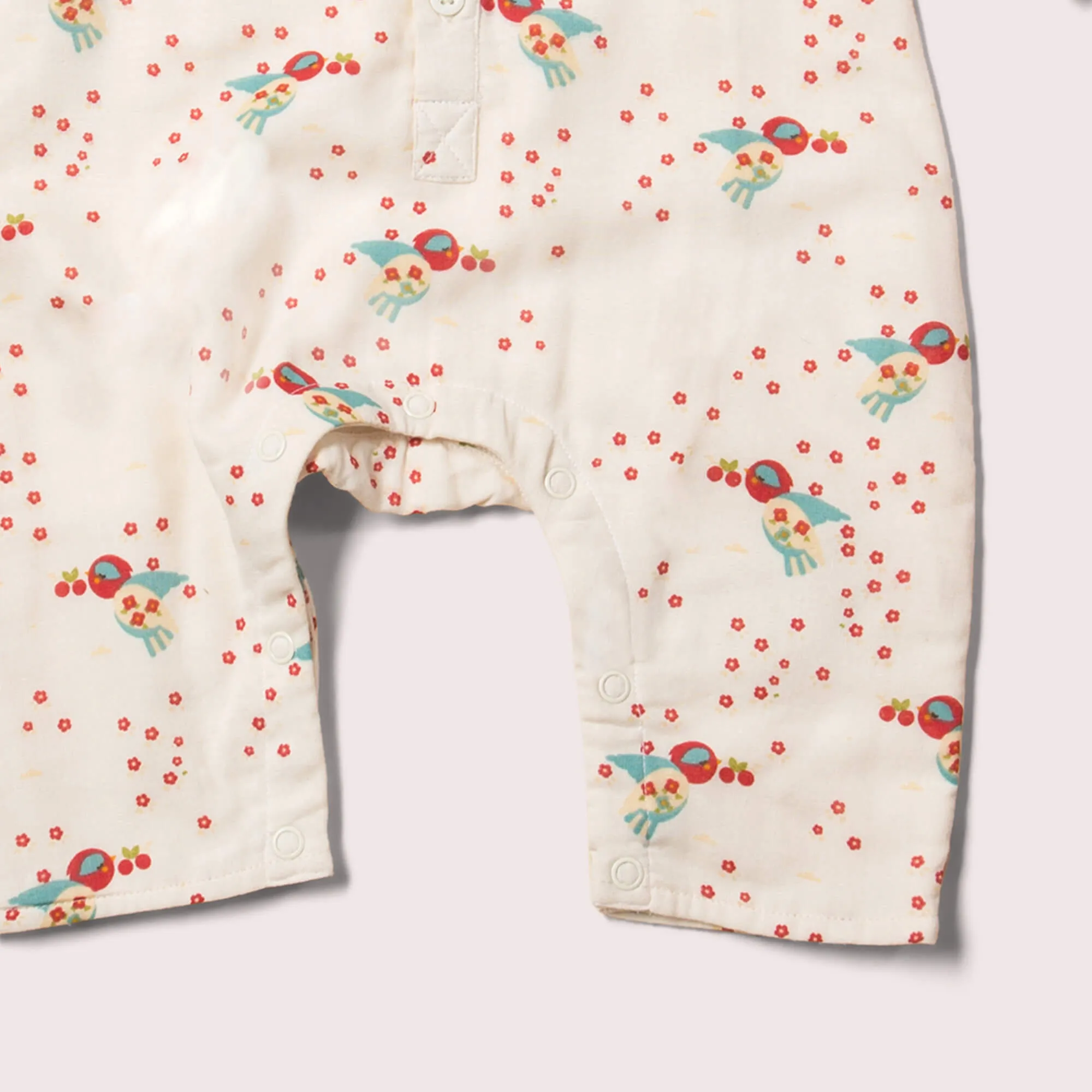 Cherry Blossom Organic Long Sleeve Jumpsuit