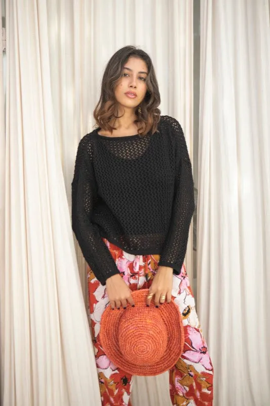 Cheska Knit Jumper - Black