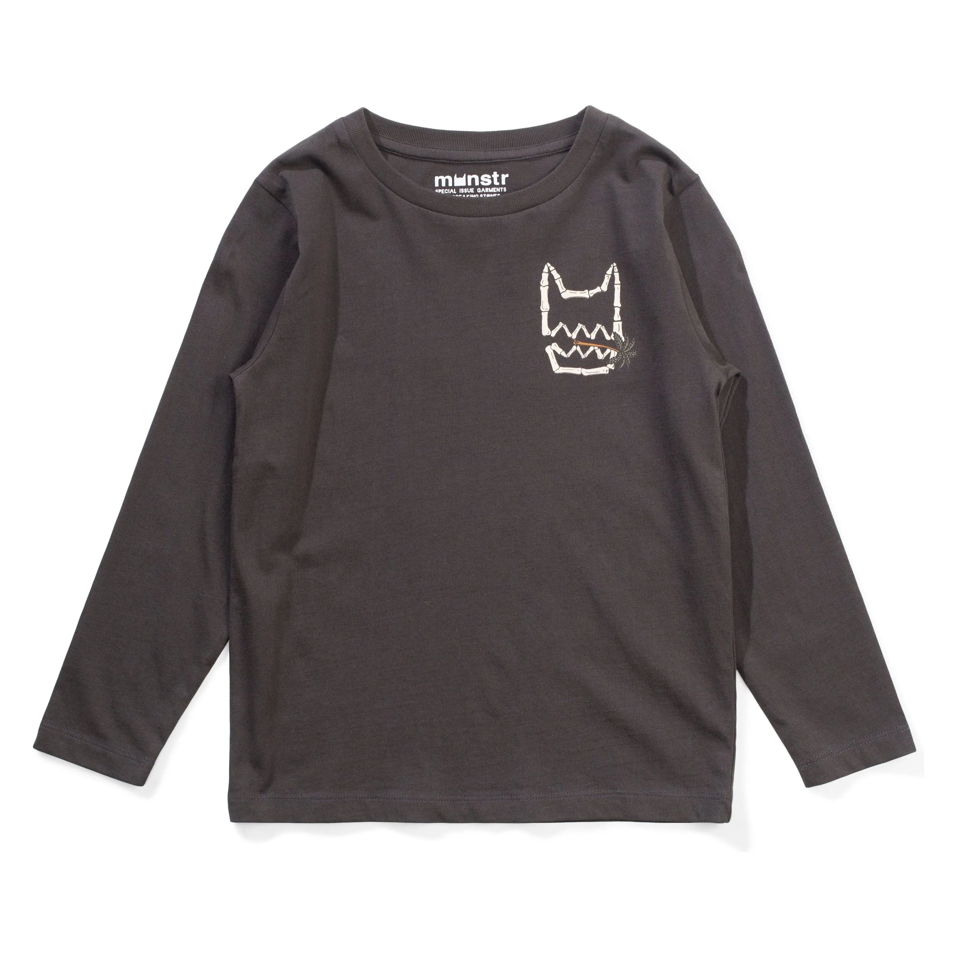 Chomp Ls Tee - Soft Black