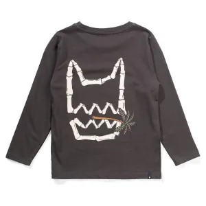 Chomp Ls Tee - Soft Black