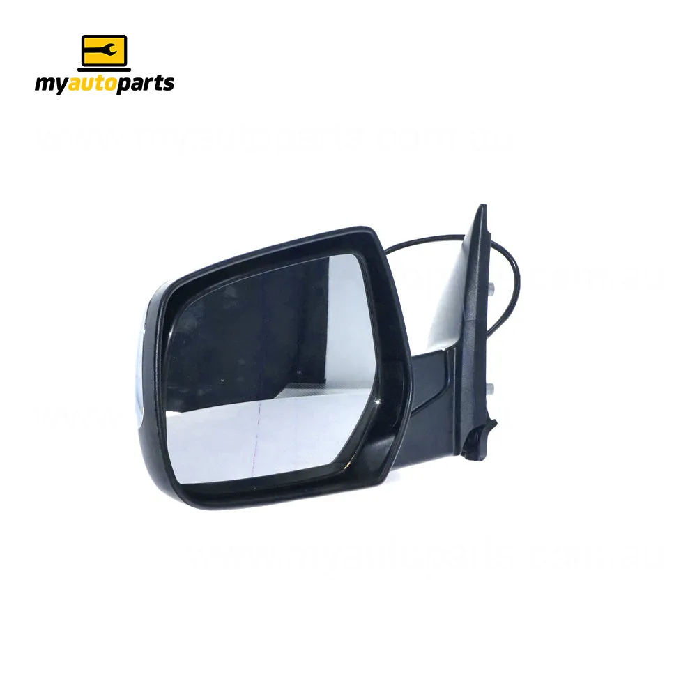 Chrome Door Mirror Electric Adjust Passenger Side Genuine suits Ford Ranger & Mazda BT-50