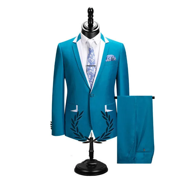 Classy Notched Lapel Best Fitted Men Suits for Prom