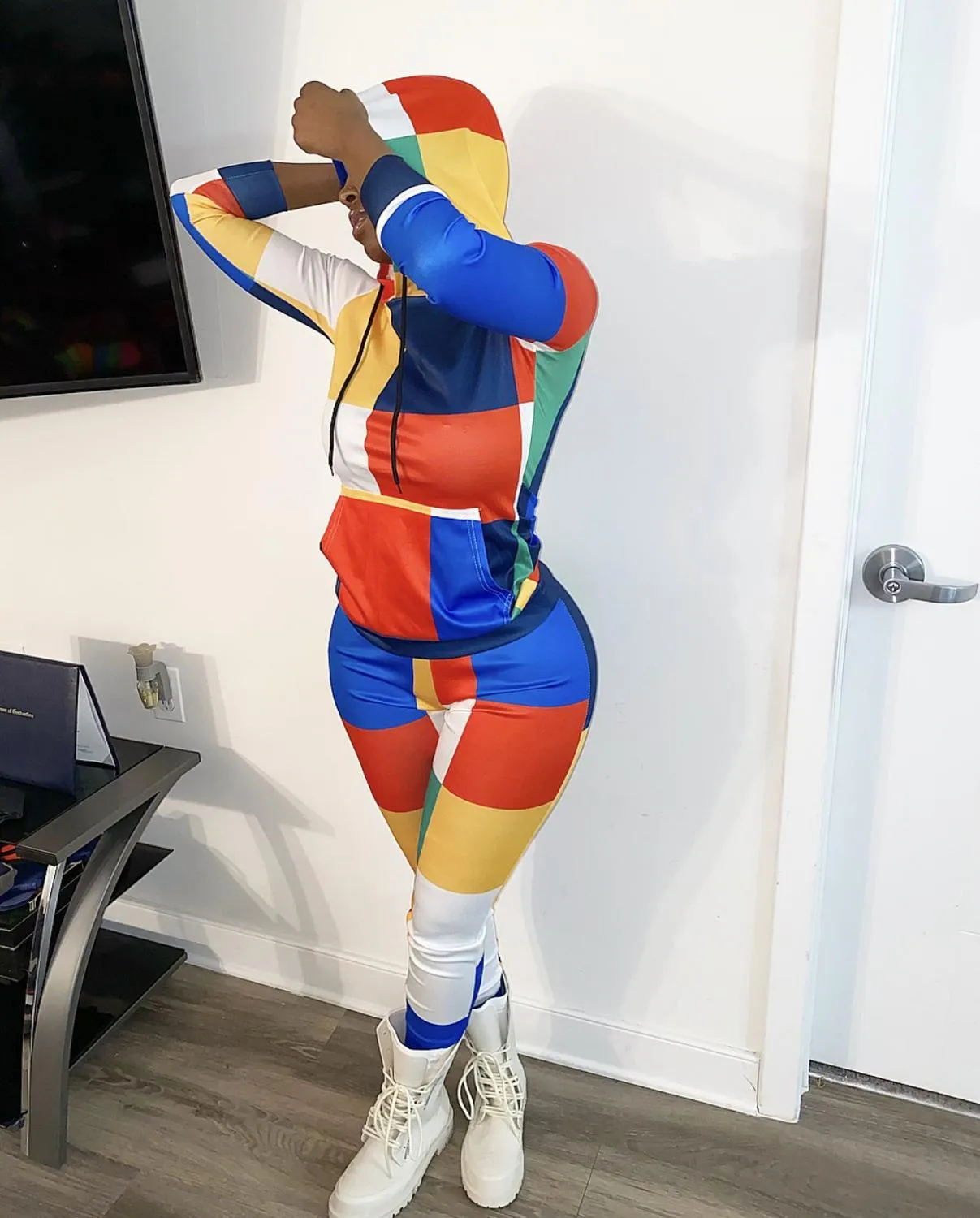 Colorful Hoodie Tracksuit