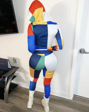 Colorful Hoodie Tracksuit