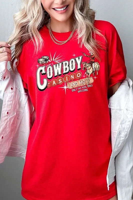 Cowboy Casino Graphic Cotton Tee