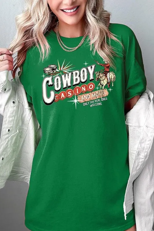 Cowboy Casino Graphic Cotton Tee