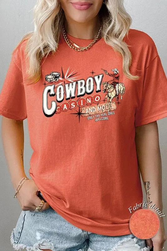 Cowboy Casino Graphic Cotton Tee