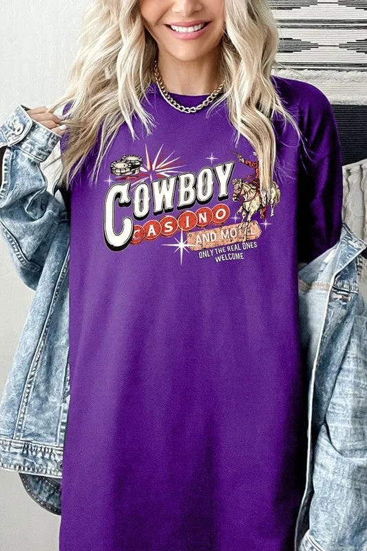 Cowboy Casino Graphic Cotton Tee