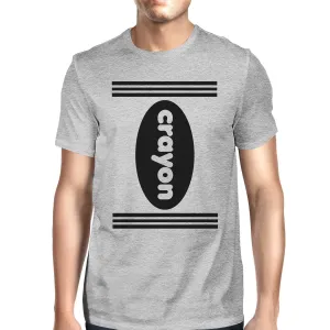 Crayon T-Shirt- Heather Grey