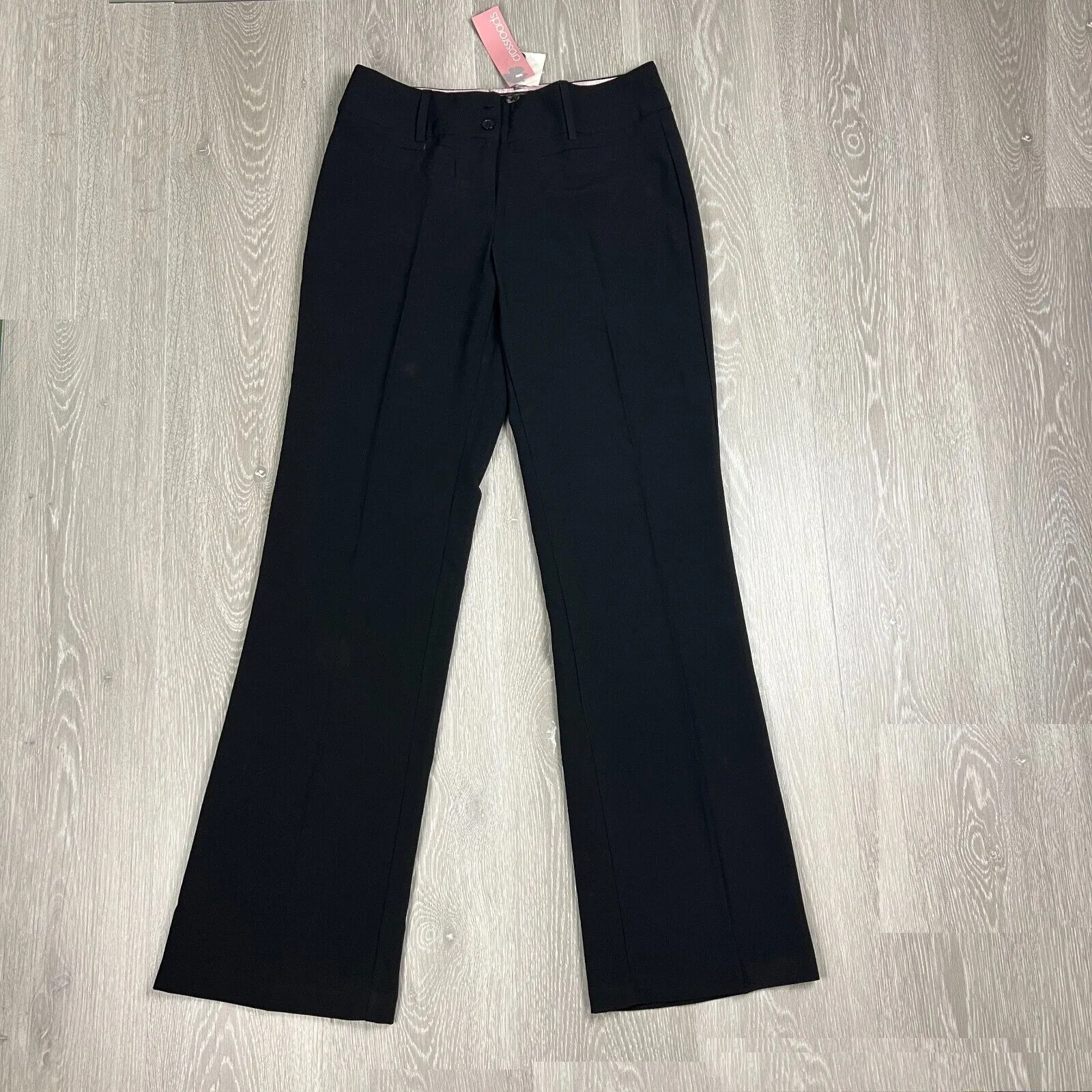 Crossroads Womens Black Dress Pants Size 8 (New)