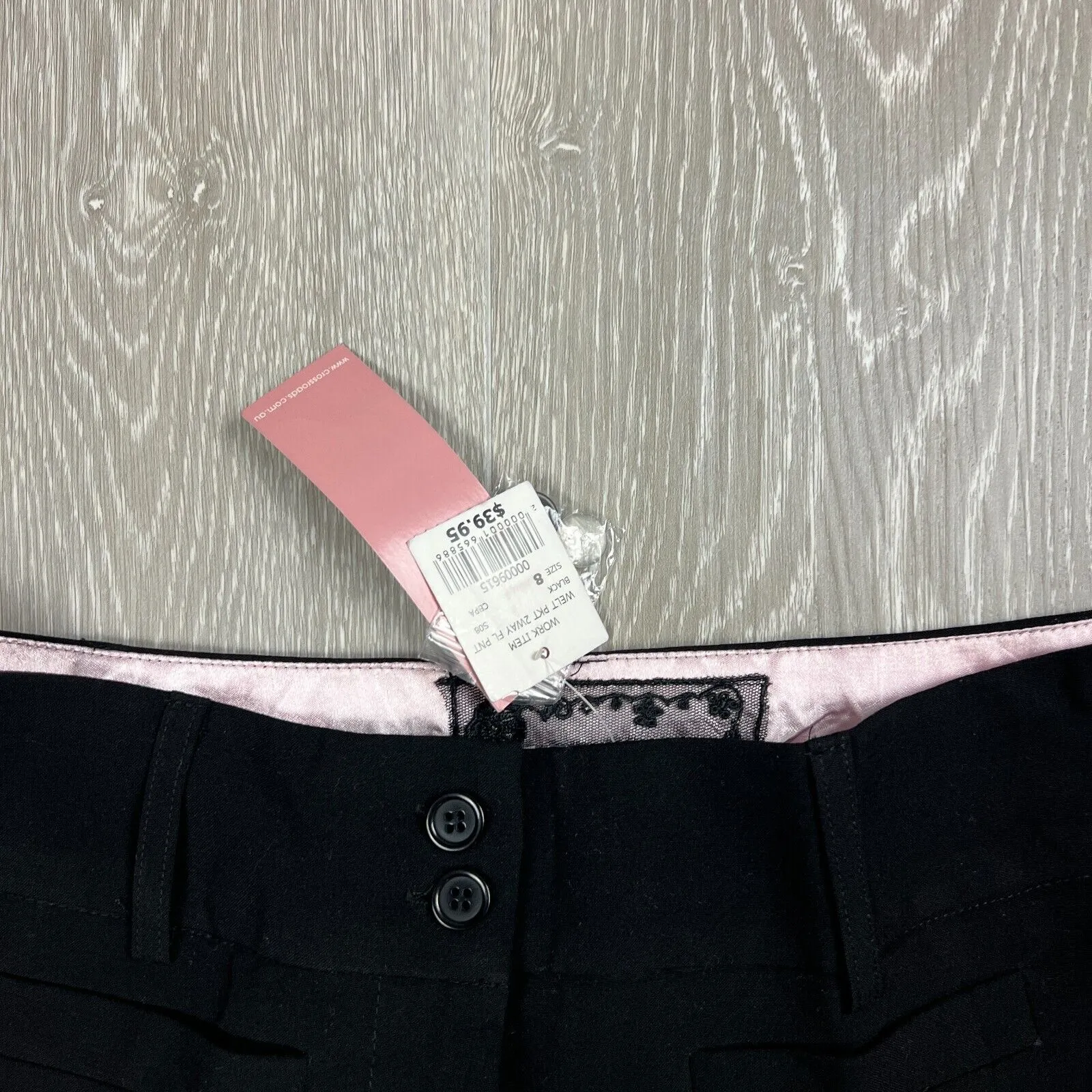 Crossroads Womens Black Dress Pants Size 8 (New)