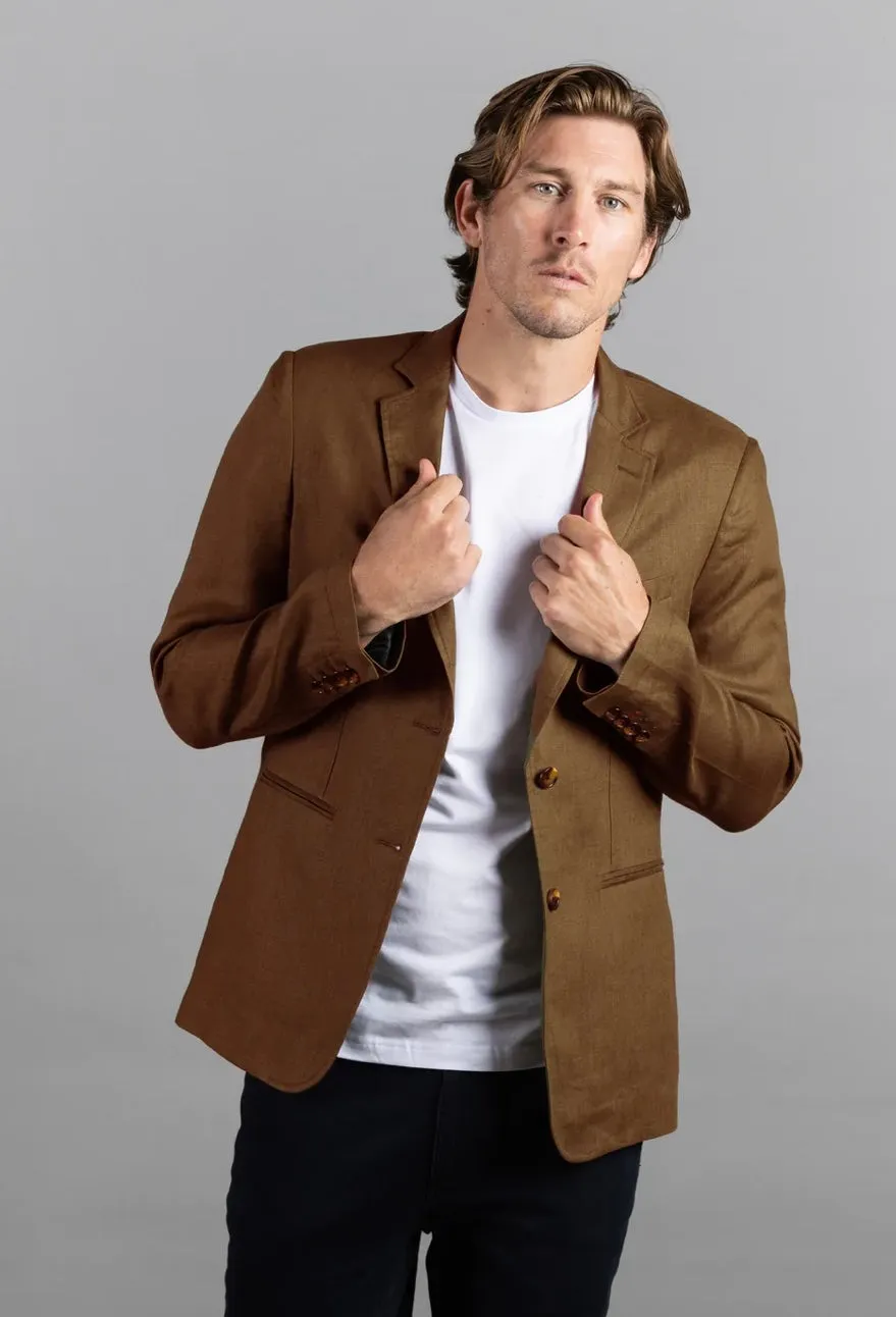 CUT HEATON LINEN BLAZER