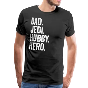 Dad Jedi Hubby Hero Men's Premium T-Shirt