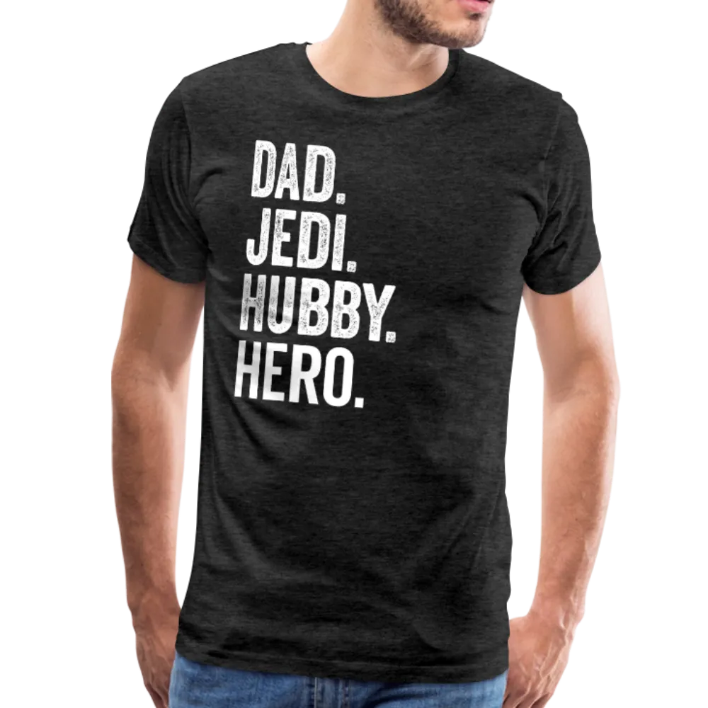 Dad Jedi Hubby Hero Men's Premium T-Shirt
