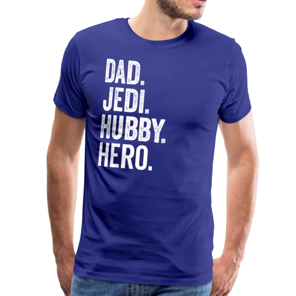 Dad Jedi Hubby Hero Men's Premium T-Shirt