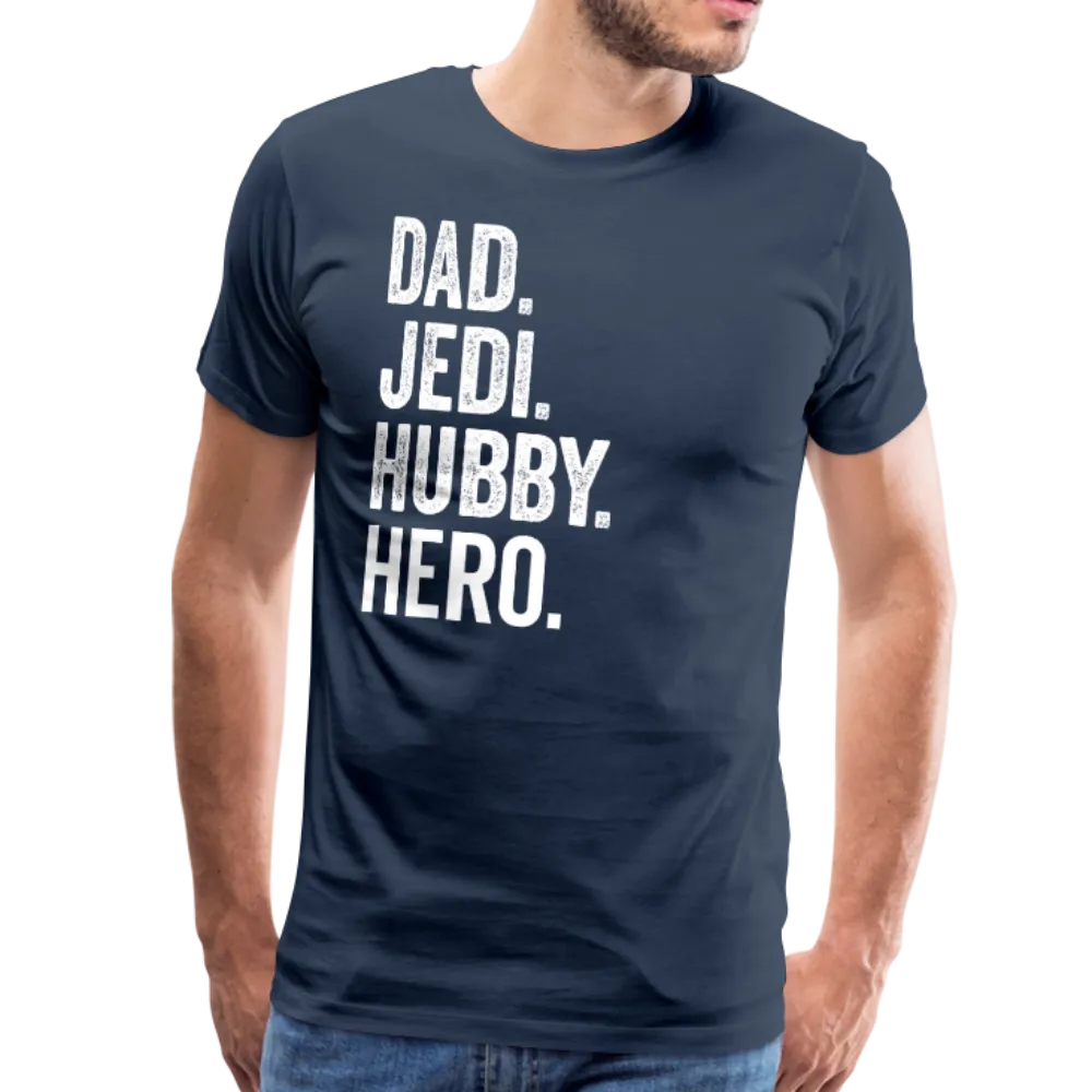 Dad Jedi Hubby Hero Men's Premium T-Shirt