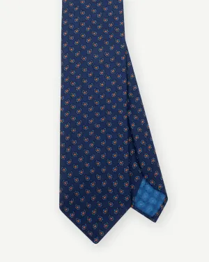Dark Blue Paisley Ancient Madder Tie
