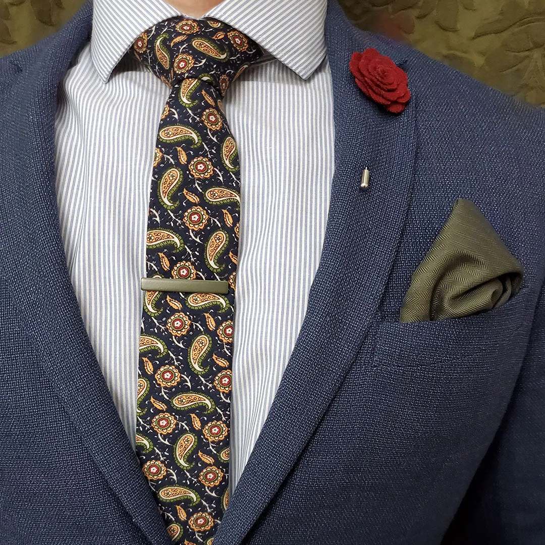Dark Olive Tie Bar