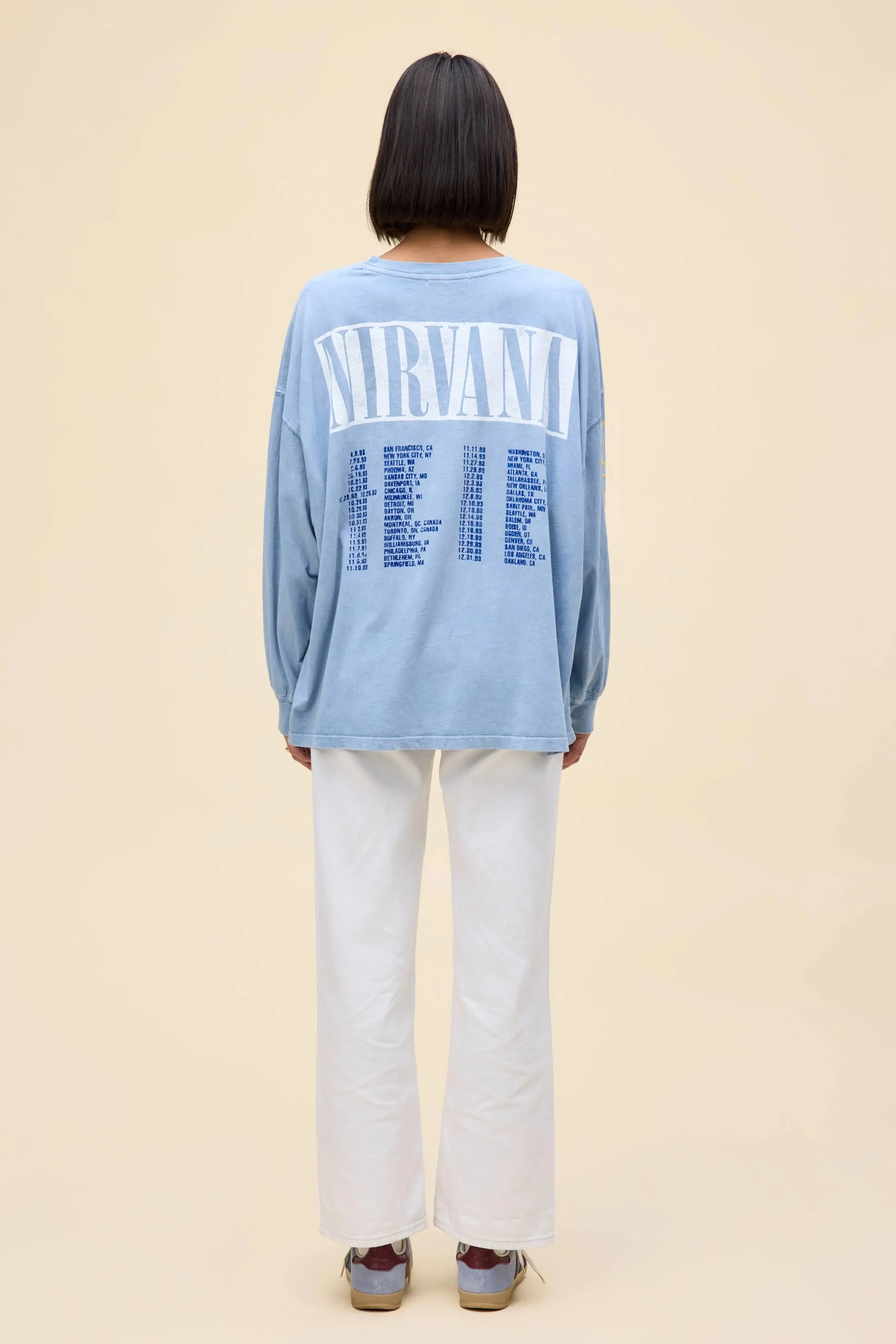 DAYDREAMER - NIRVANA 1993 TOUR ONE SIZE LONG SLEEVE