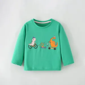Dinosaur Graphic Long-Sleeve T-Shirt