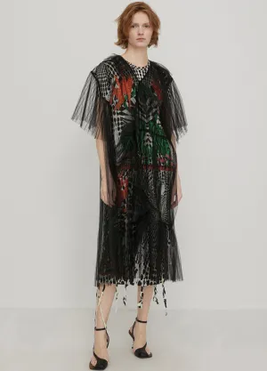 Dresses / JNBY Loose Fit Two-Piece Ruffled Mesh Dress