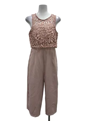 Dusty Pink Lace Jumpsuit