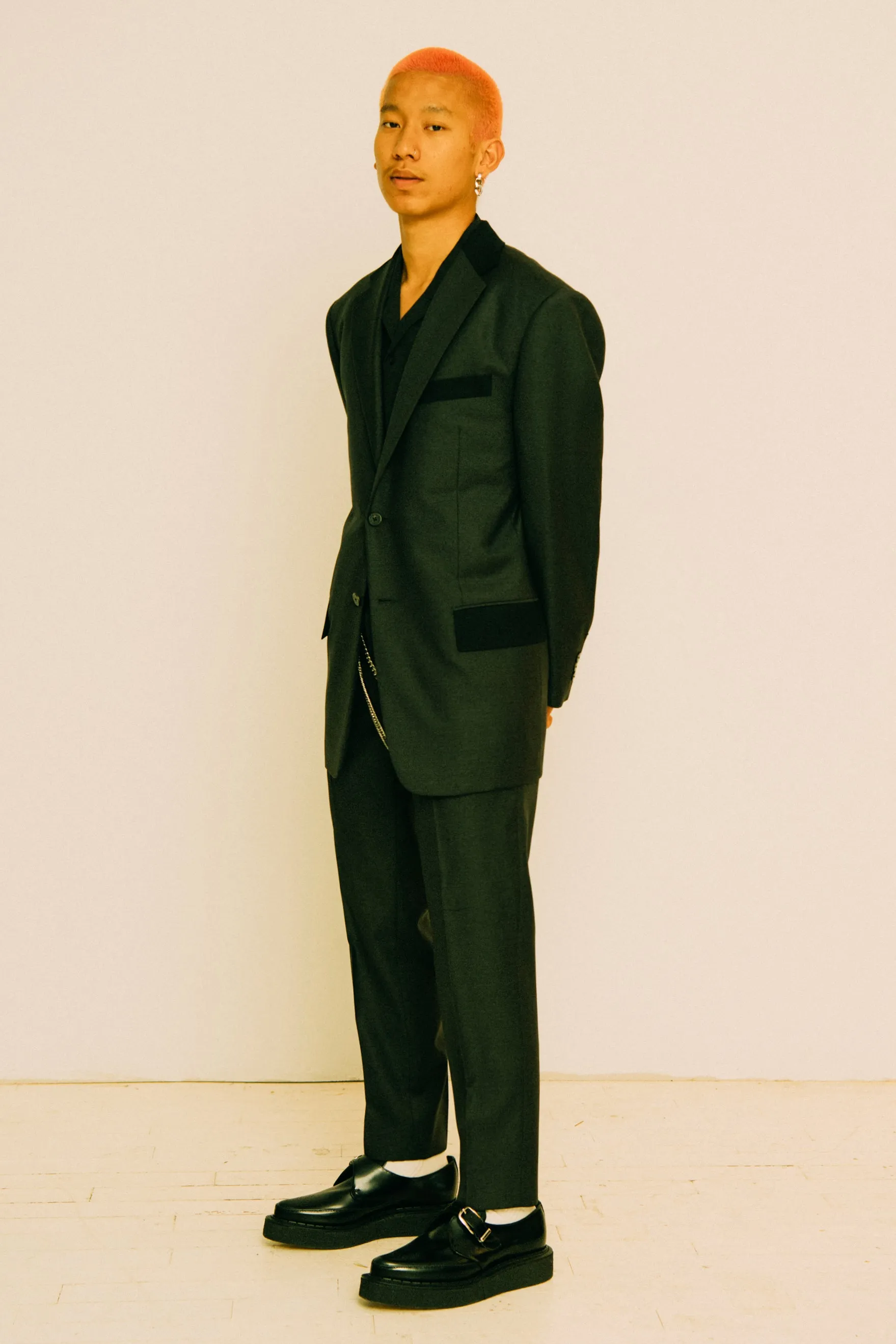 EDDIE GRAY CONTRAST BLAZER