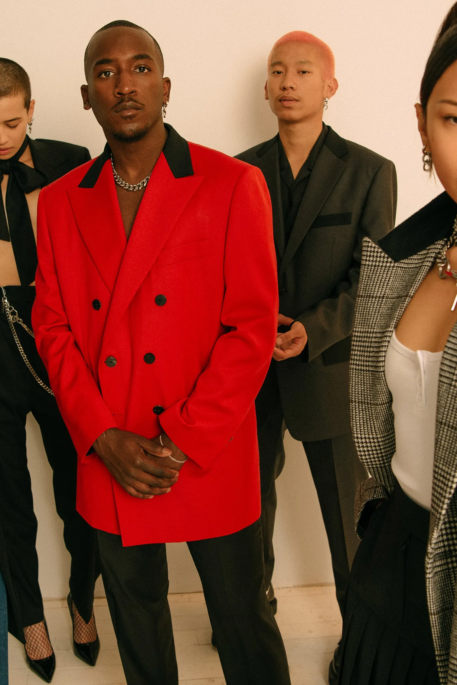 EDDIE GRAY CONTRAST BLAZER