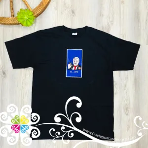 El Jefe Embroider Tee - Loteria Shirt