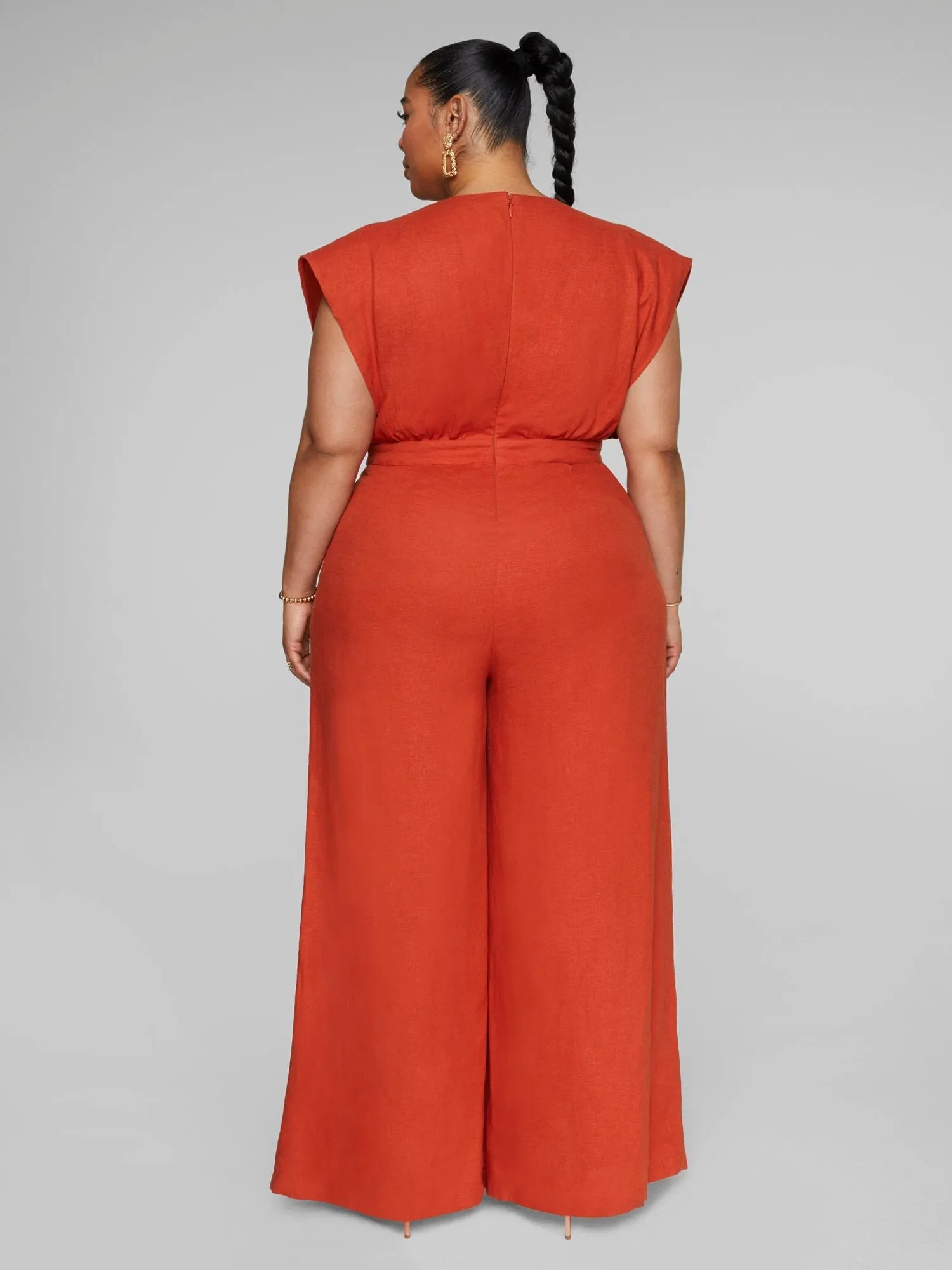 Fashion To Figure - Elle Linen Jumpsuit - Gabi Fresh x FTF