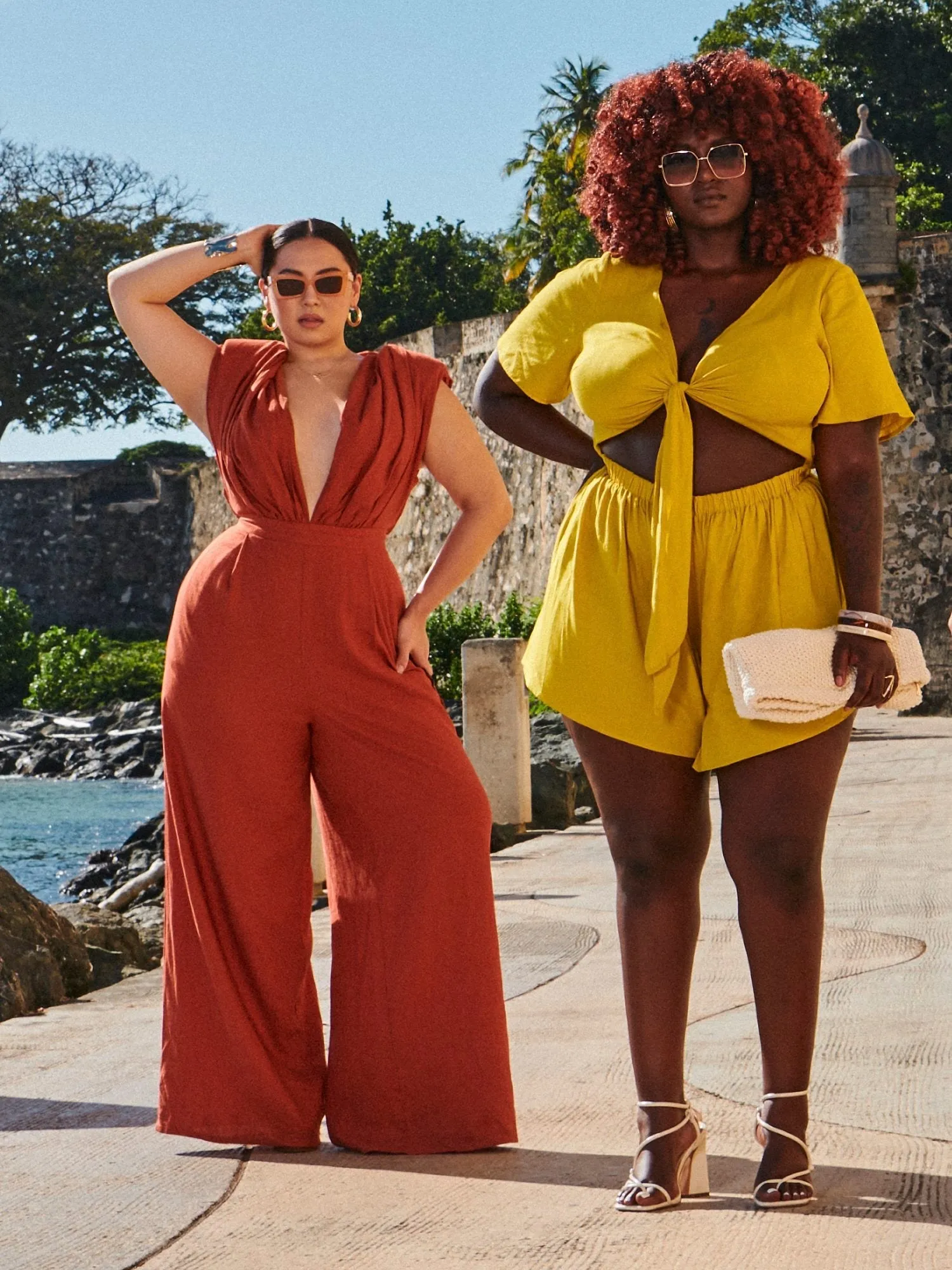 Fashion To Figure - Elle Linen Jumpsuit - Gabi Fresh x FTF