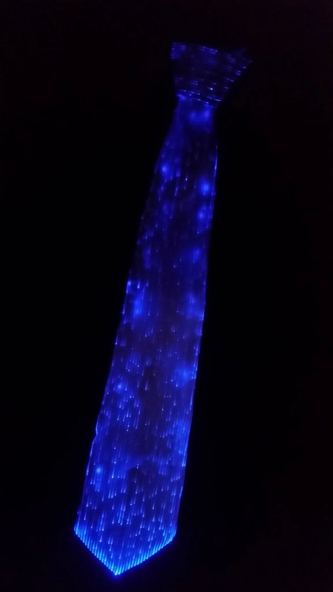 Fiber Optic Illuminated Tie