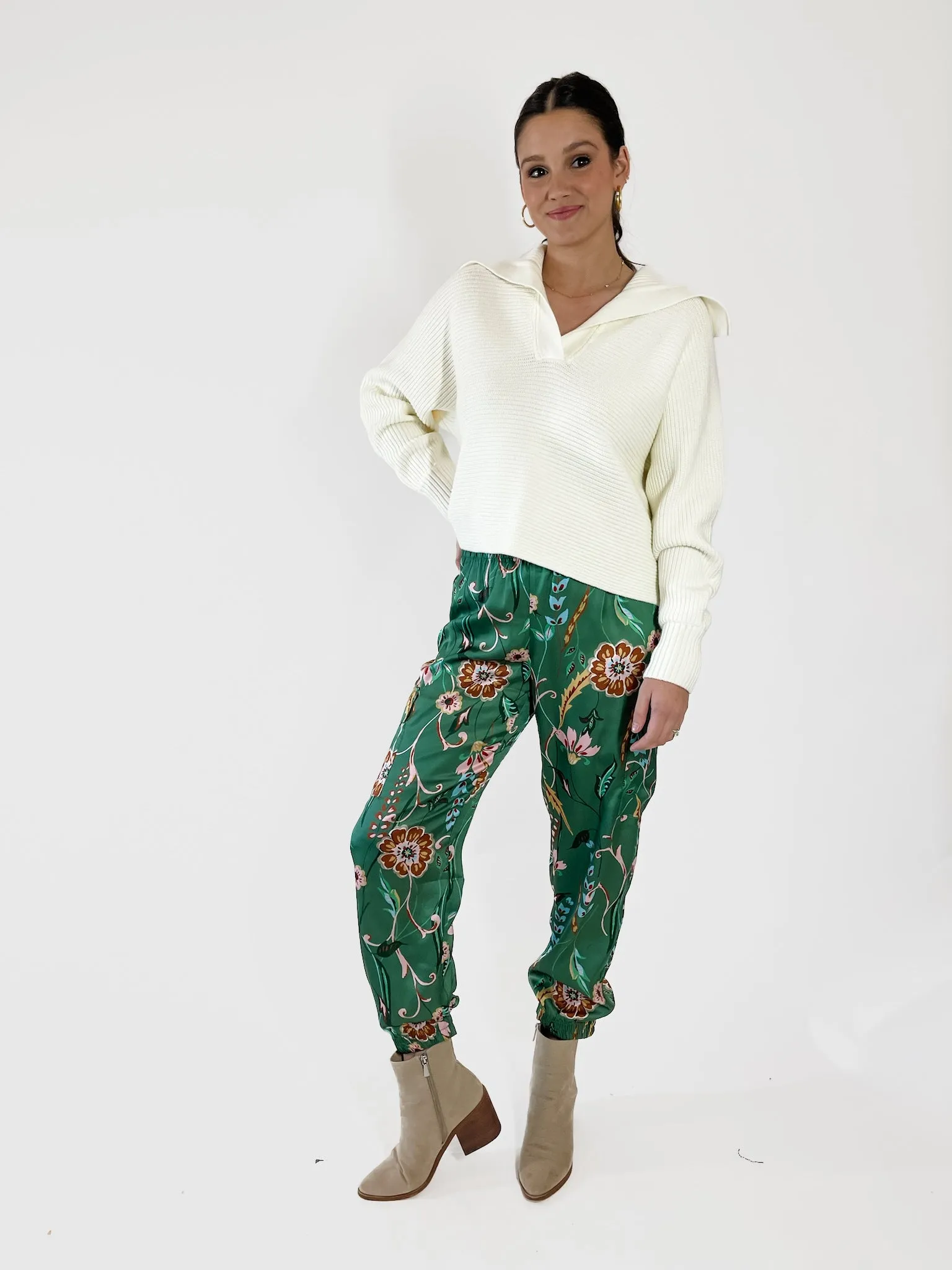 Floral Jogger Pants