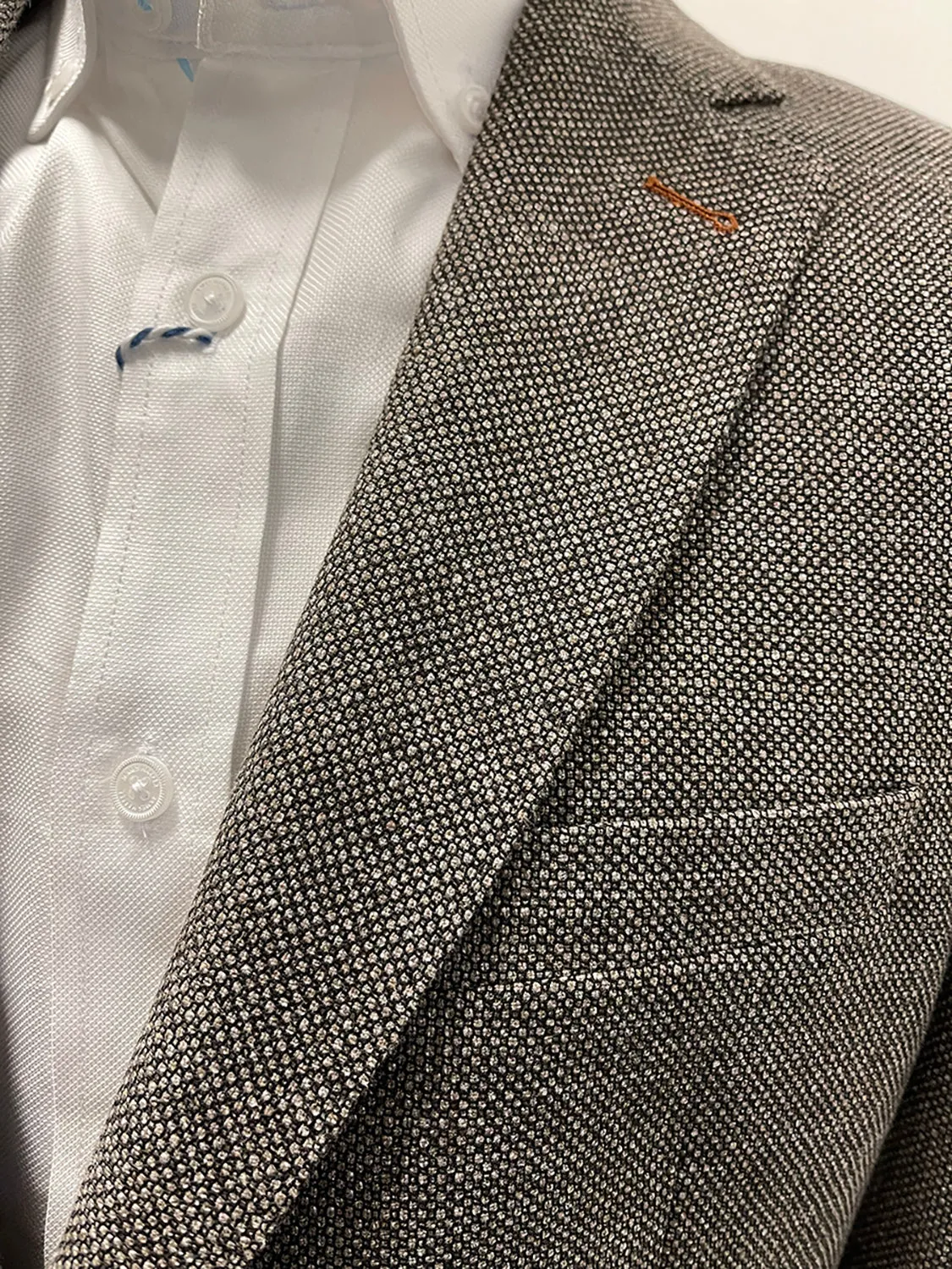 FLORENTINO WOOL / COTTON TEXTURED BLAZER 323933