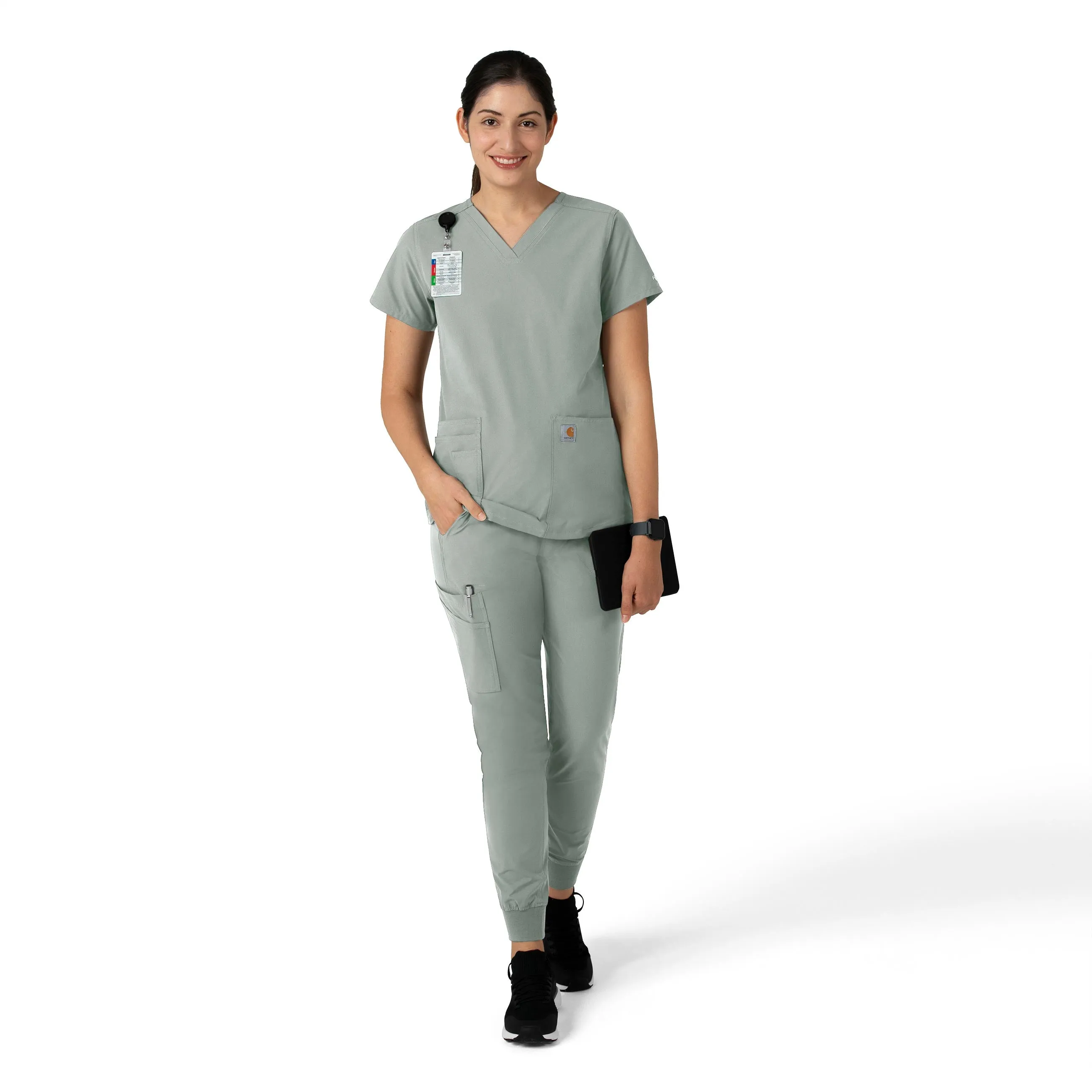 Force Essentials C51113 Jogger Scrub Pants Grey
