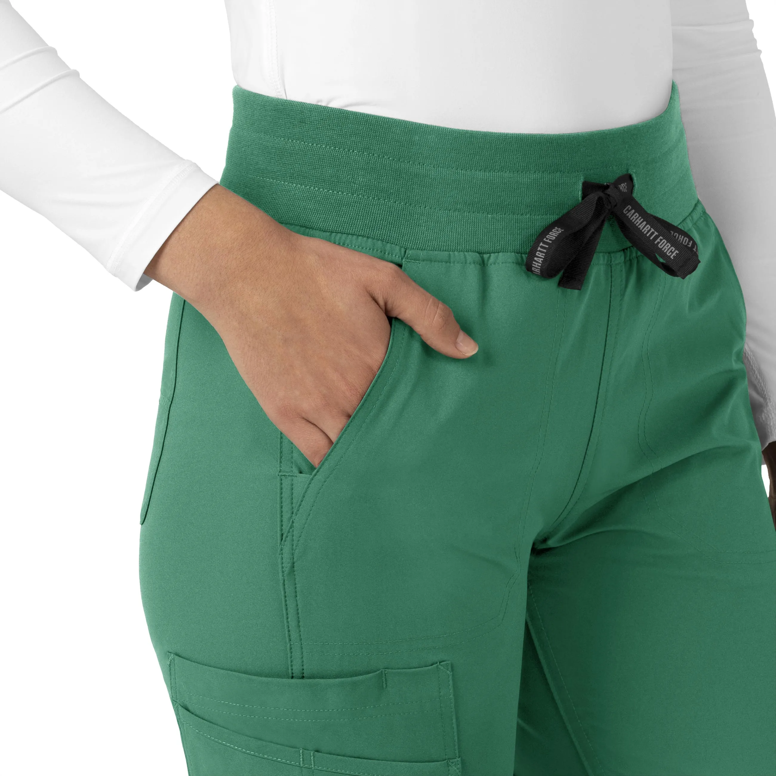 Force Essentials C51113 Jogger Scrub Pants Hunter