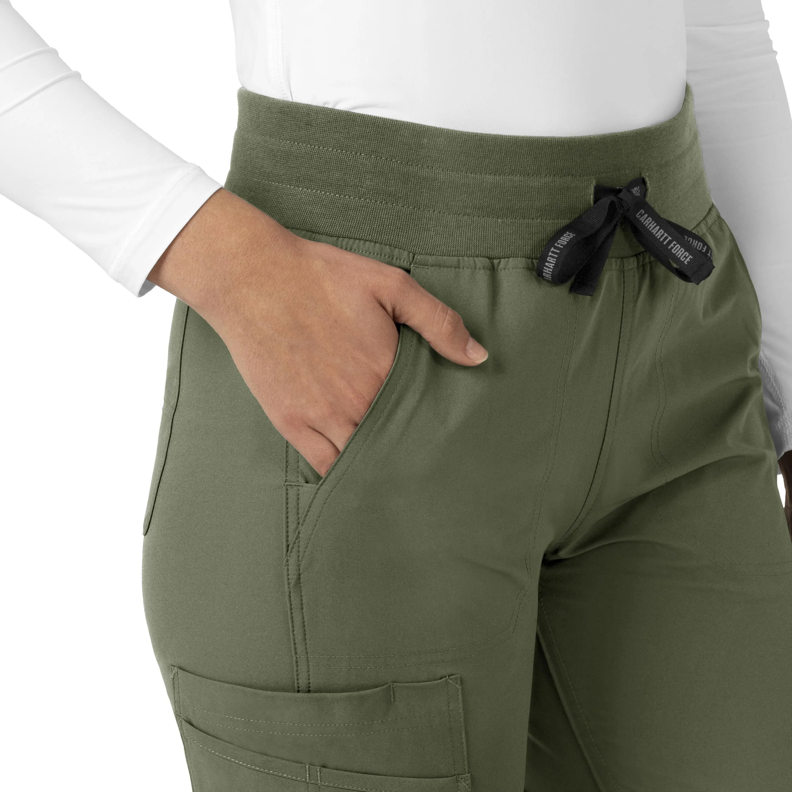Force Essentials C51113 Jogger Scrub Pants Olive