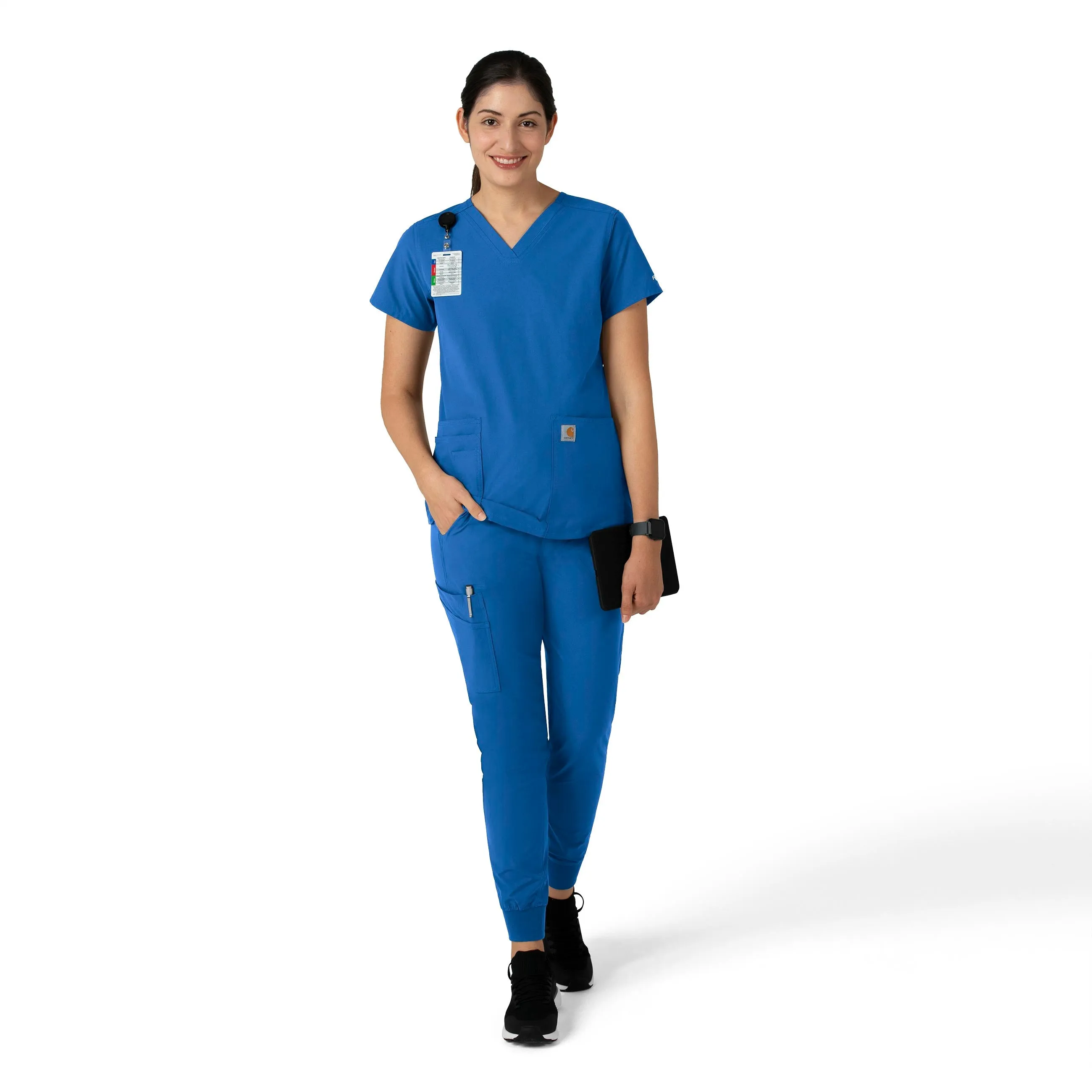 Force Essentials C51113 Jogger Scrub Pants Royal