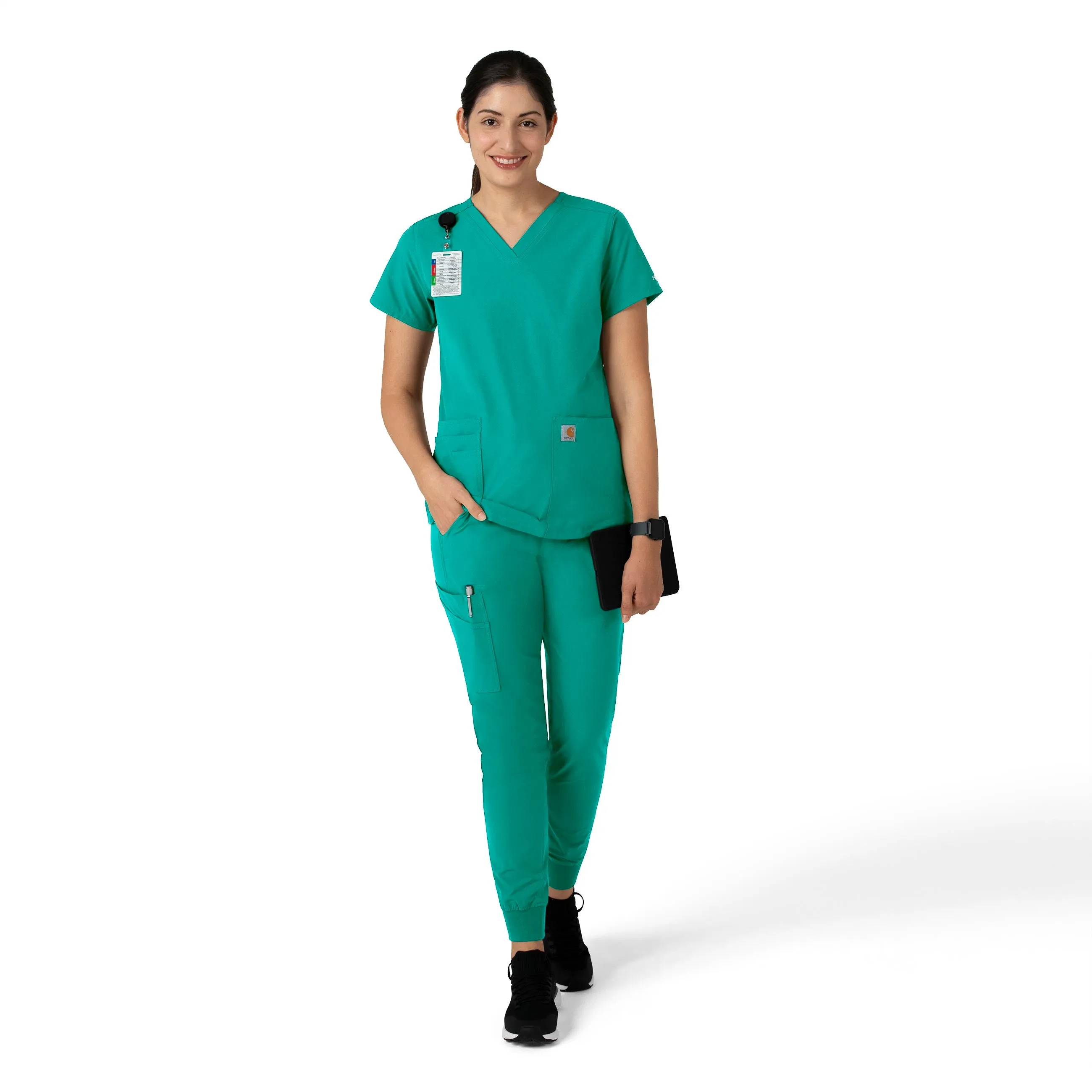 Force Essentials C51113 Jogger Scrub Pants Teal Blue