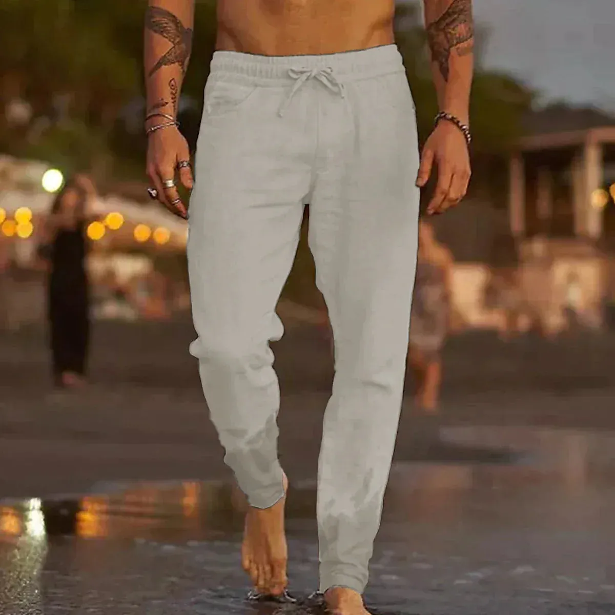 Freizeithose aus Leinen für Männer - Jaxx