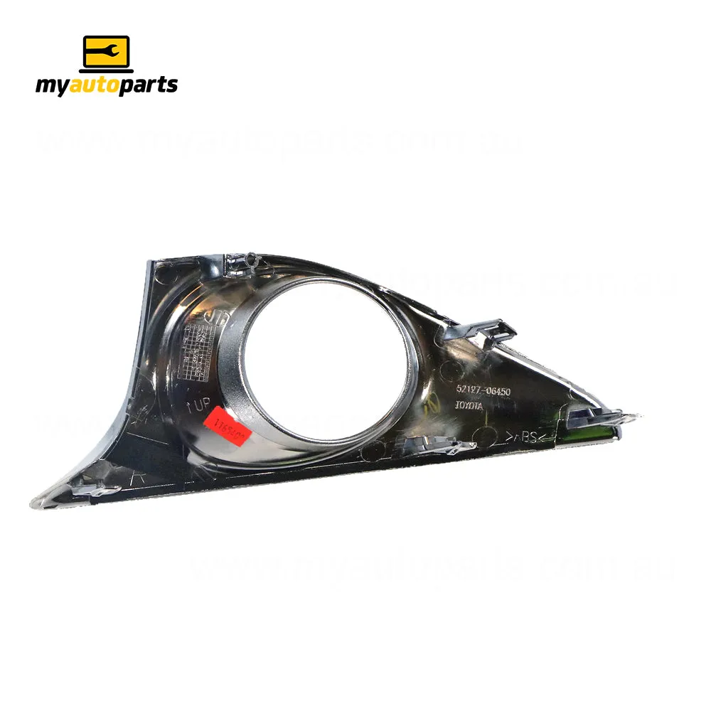Front Bar Grille With Fog Light Mount Drivers Side Genuine Suits Toyota Aurion GSV50R 4/2012 to 8/2017