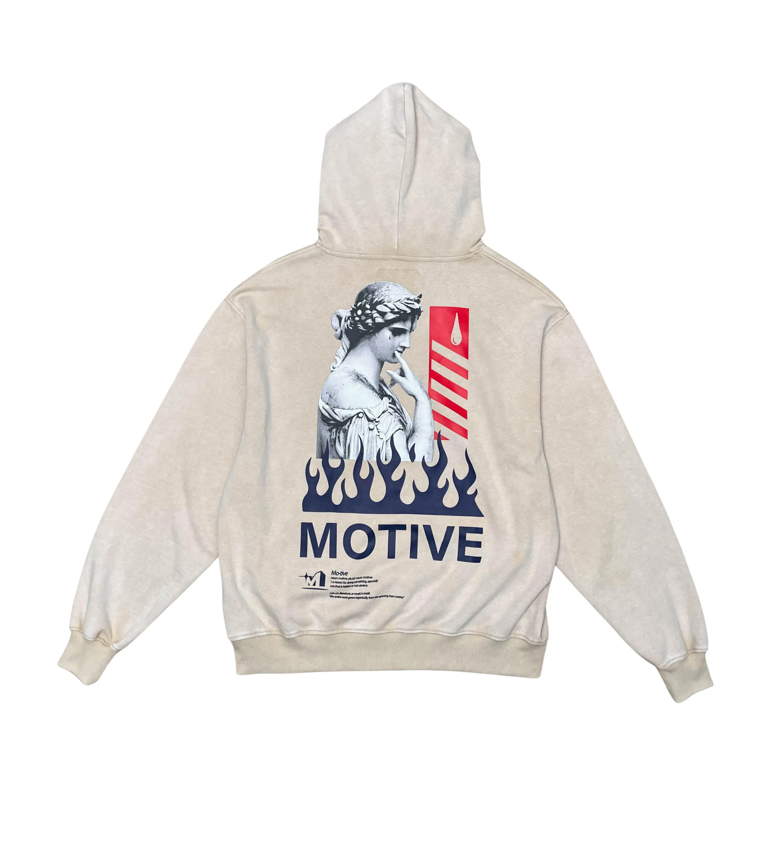 Garment Dyed Fashion Pullover Hoodie