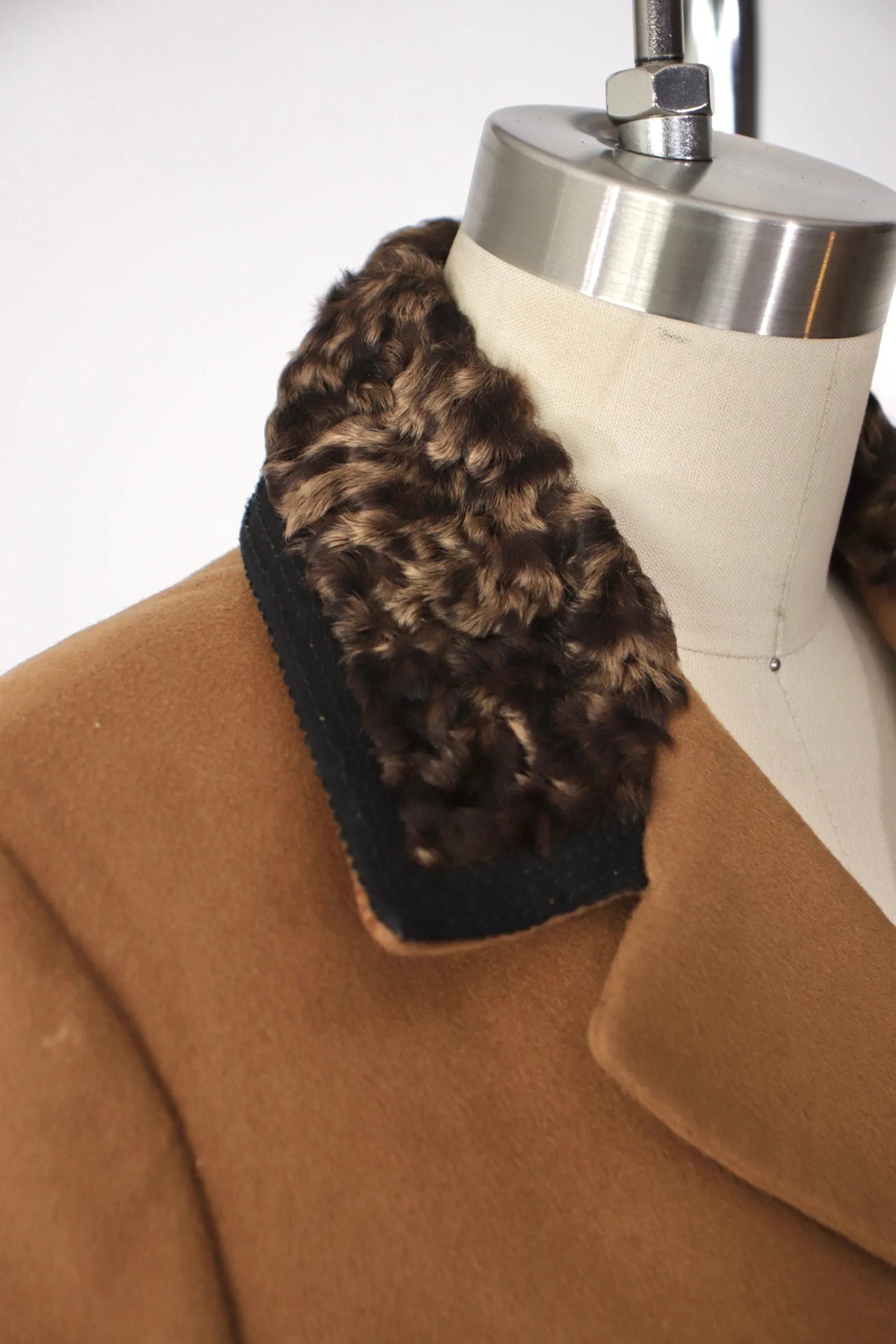 Gianni Versace Lambswool & Shearling Blazer