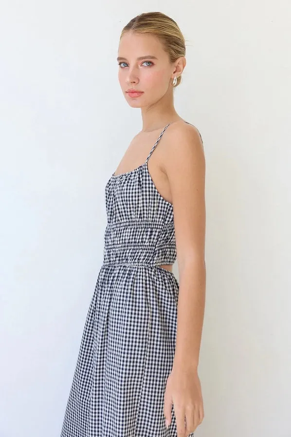 Gingham Wide Fit Jumpsuit