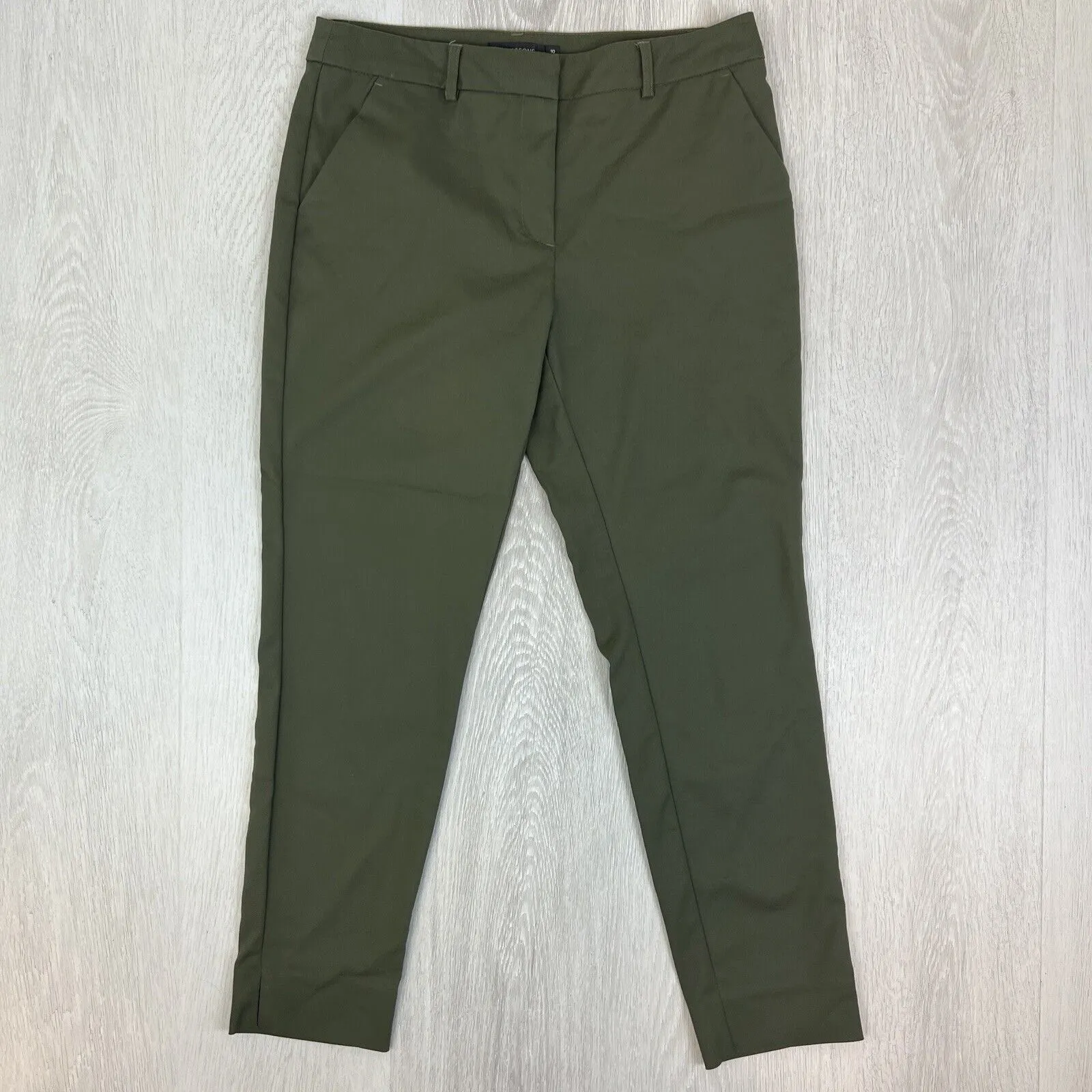 Glassons Womens Green Slim Dress Pants Size 10