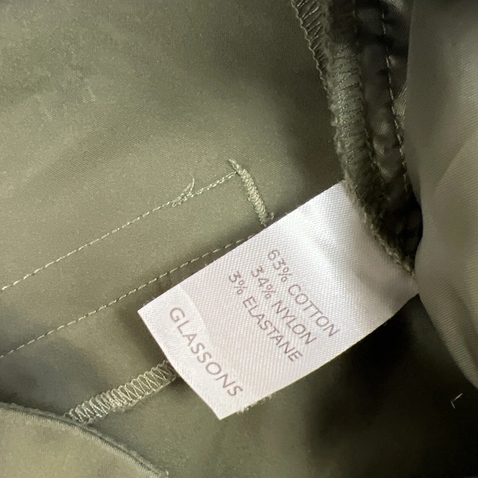 Glassons Womens Green Slim Dress Pants Size 10