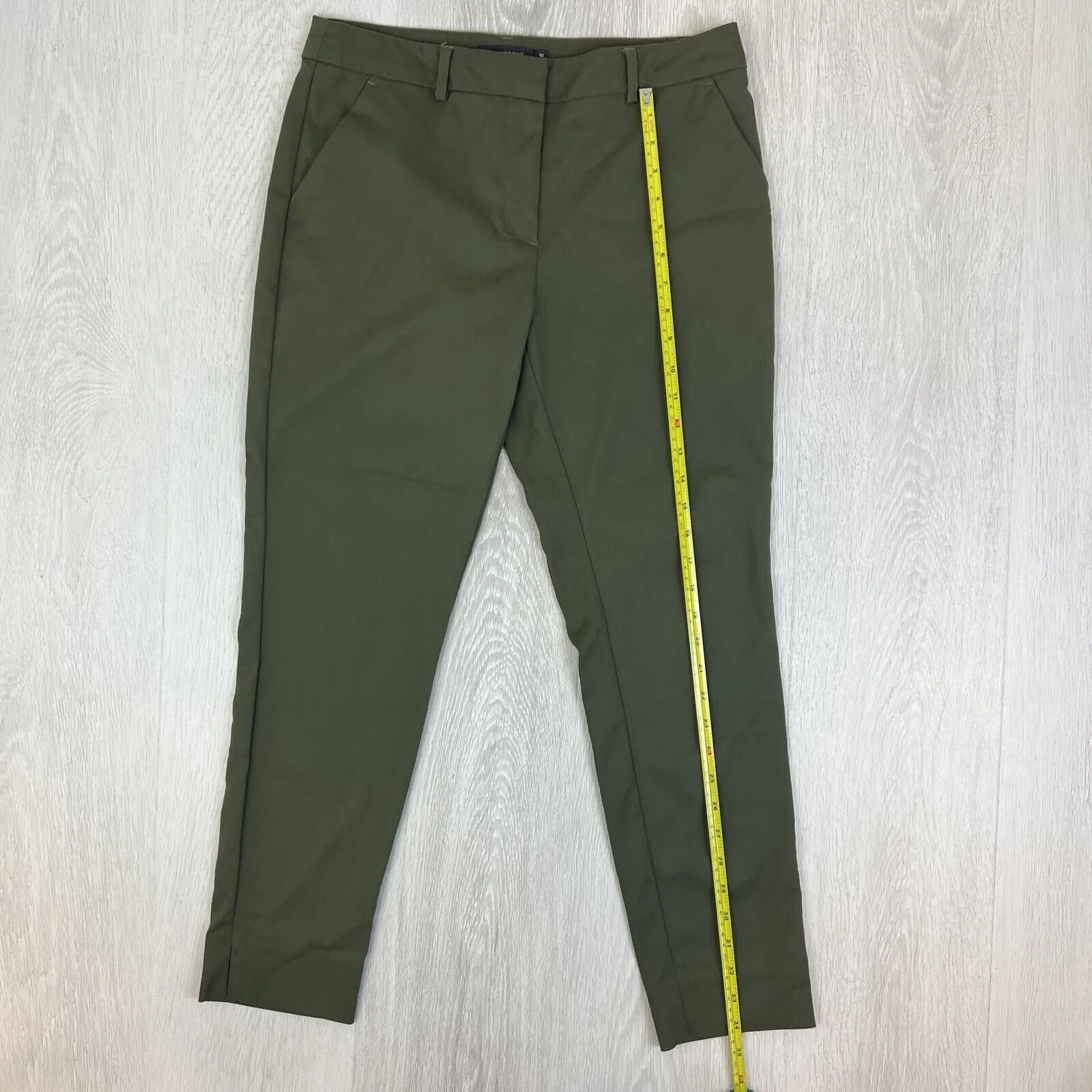 Glassons Womens Green Slim Dress Pants Size 10