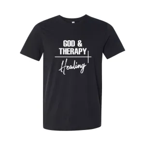 God & Therapy Inspirational Unisex T-Shirt